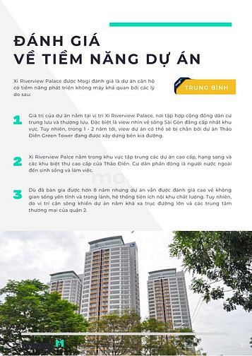 Phân tích dự án Xi Riverview Palace