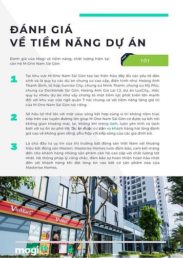 Phân tích dự án M-One Quận 7