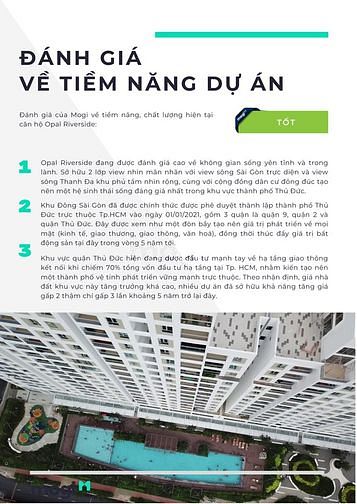 Phân tích dự án Opal Riverside