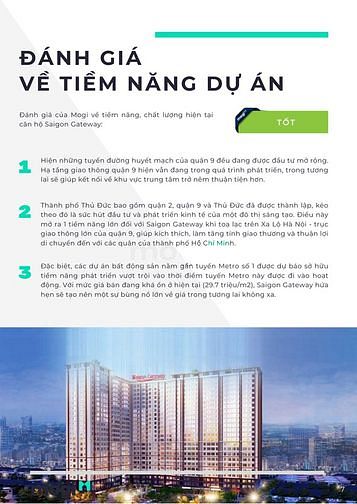 Phân tích dự án Sài Gòn Gateway