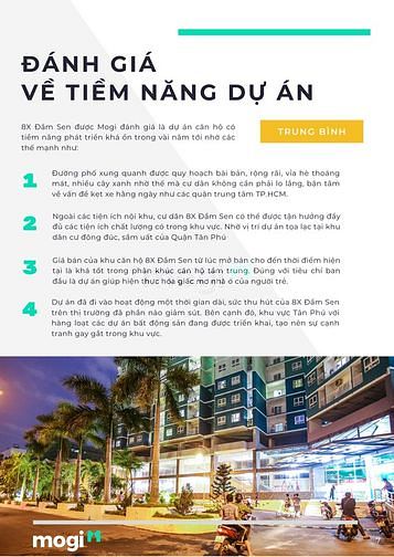 Phân tích dự án 8X Đầm Sen