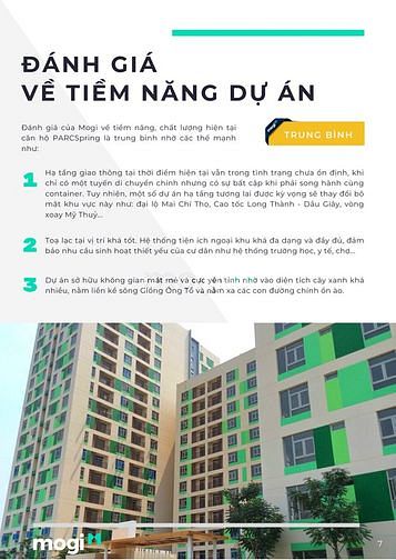 Phân tích dự án ParcSpring