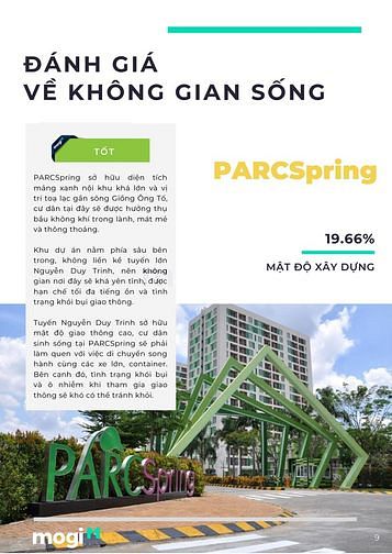 Phân tích dự án ParcSpring