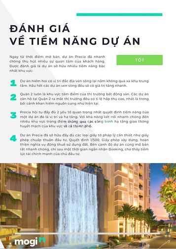 Phân tích dự án Precia Apartment