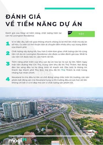 Phân tích dự án Lexington Residence
