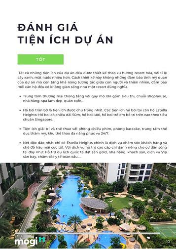 Phân tích dự án Estella Heights