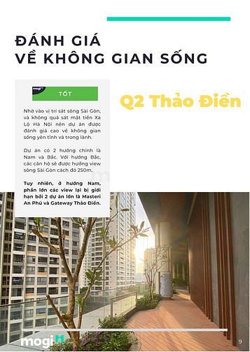 Phân tích dự án Q2 Thảo Điền