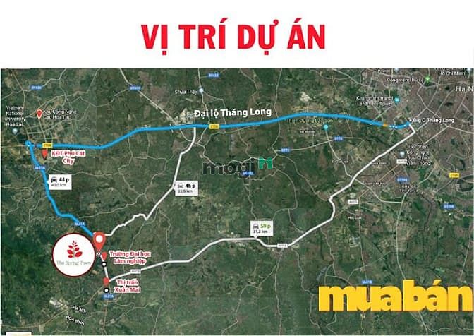 Khu đô thị The Spring Town Xuân Mai