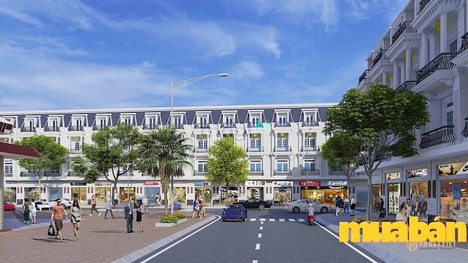 Khu Chợ và Nhà phố liên kế thị xã Bình Minh