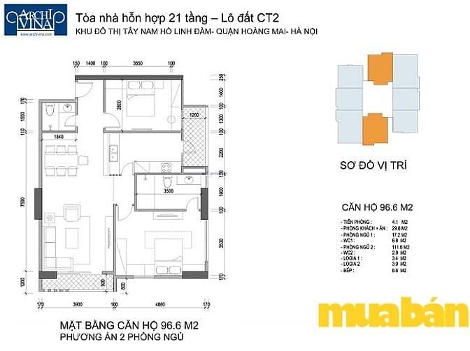 B1-B2 Tây Nam Linh Đàm