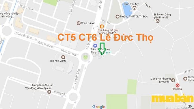 chung cư CT5 CT6 Lê Đức Thọ