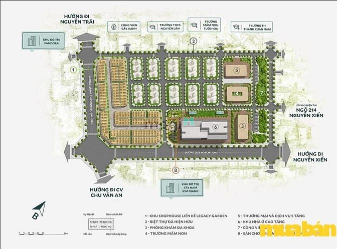 Nhà ở Mb6626 đăng ký ngay NO1 Hạ Đình - UDIC Eco Tower
