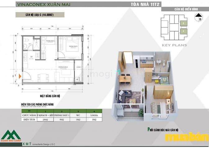 Chung cư 11T2 Xuân Mai
