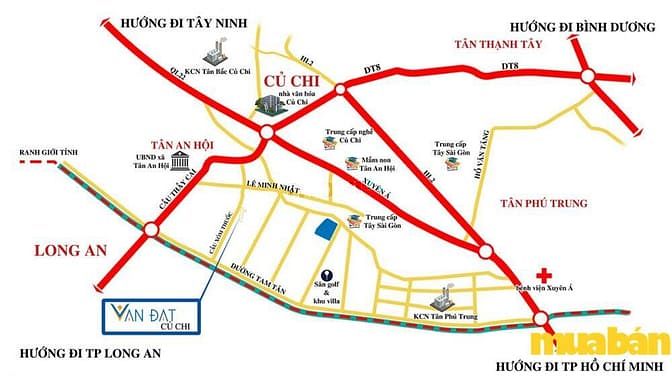 Khu dân cư Vạn Đạt Củ Chi