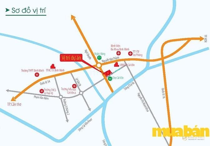 Khu Chợ và Nhà phố liên kế thị xã Bình Minh
