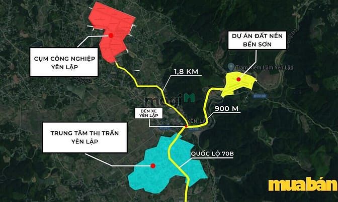 Khu dân cư Bến Sơn Yên Lập