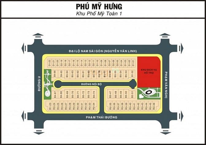 Nhà Phố Mỹ Toàn 1