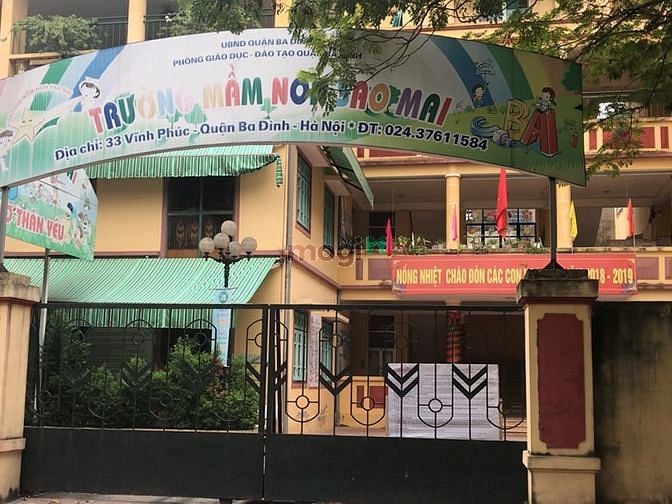 Mầm non Hoa Mai, đường Vĩnh Phúc, p. Vĩnh Phúc, sáng