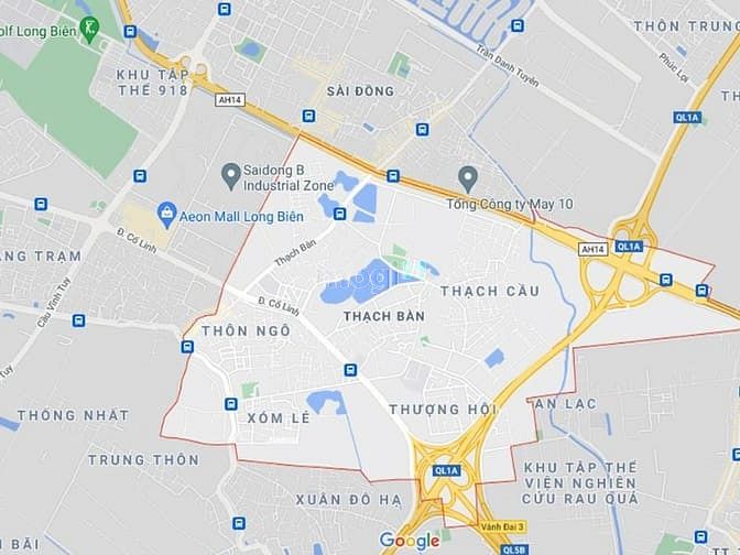bản đồ phường Thạch Bàn
