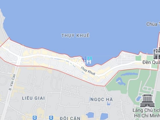 Bản đồ phường Thụy Khuê