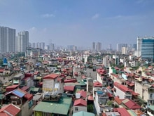 mật độ nhà ở phường Khương Thượng