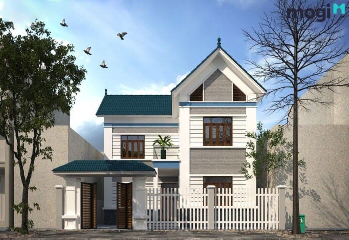 Nhà chữ L 2 tầng 400 triệu là thiết kế nhà ở đơn giản, hiện đại