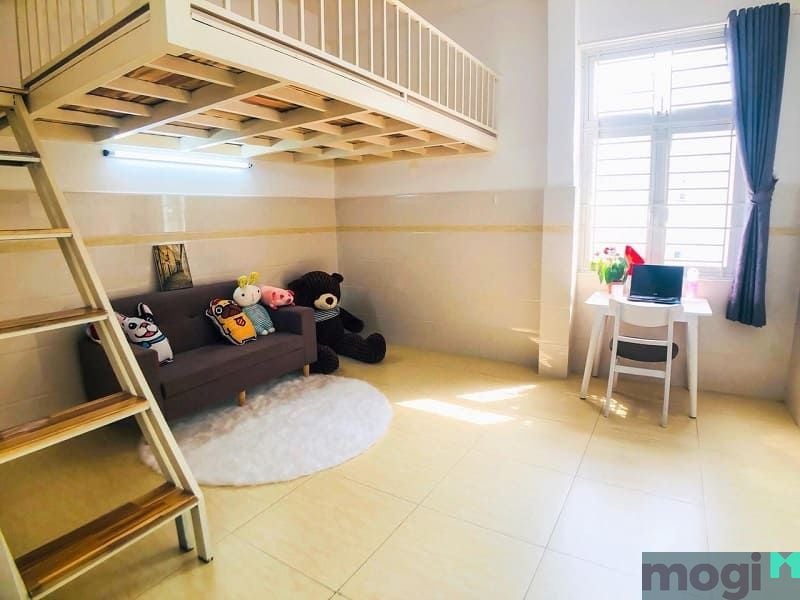 Phòng trọ gác lửng đẹp: mẫu 1.