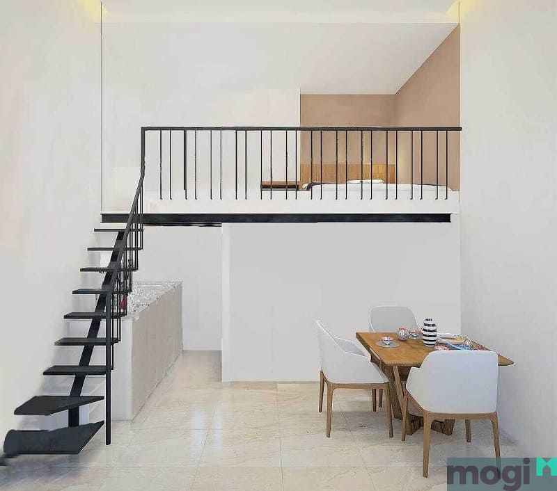 Phòng trọ gác lửng thiết kế đẹp mắt