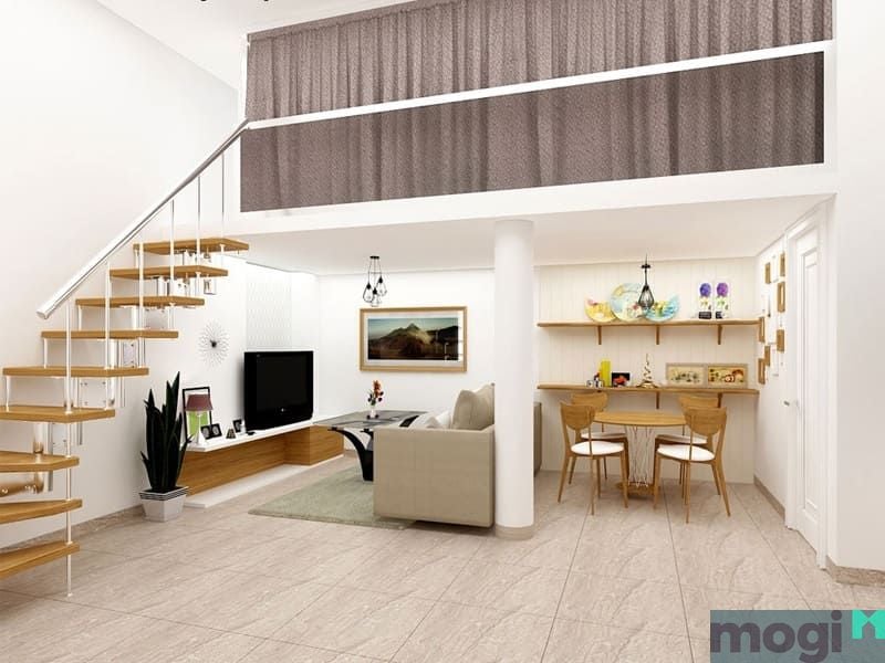 Phòng trọ gác lửng thiết kế đẹp mắt