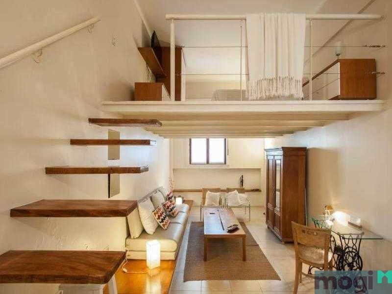 Phòng trọ gác lửng thiết kế đẹp mắt