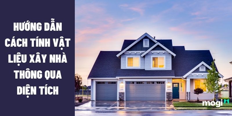 Nhà cao tầng áp dụng cách tính vật liệu xây dựng thông qua diện tích