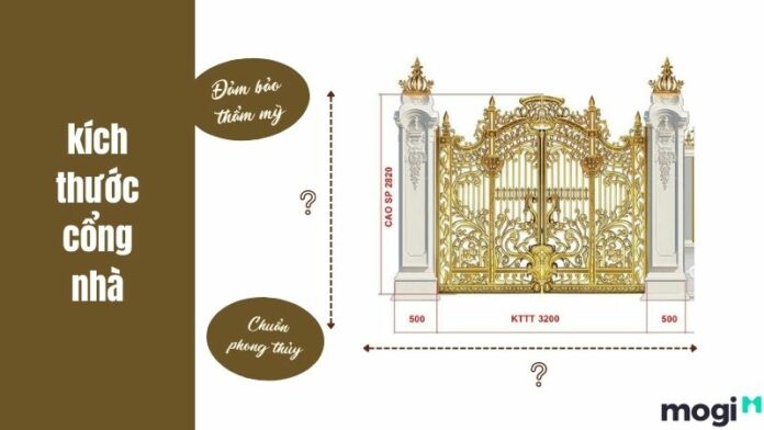 Kích thước cổng nhà chuẩn Mb6688 đang hoakt động giúp thu hút vận may