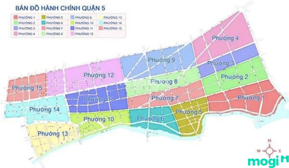 Bản đồ hành chính quận 5