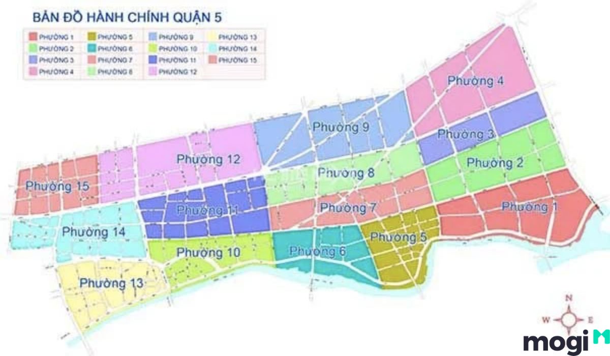 Bản đồ hành chính Quận 5