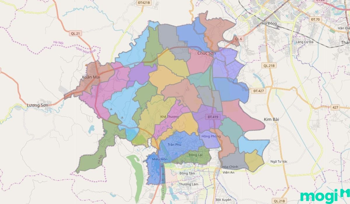 Bản đồ hành chính Hà Nội